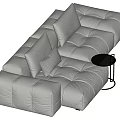 Modern Multiplayer Sofa 3d model