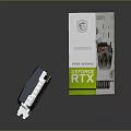 High Performance RTX Graphics Card with Three Cooling Fans RGB Lighting Prime X
