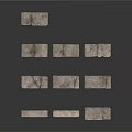 Natural Gray Stone Bricks For Outdoor Pathway Paving And Garden Decoration