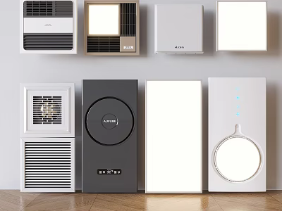 Various Types Of Modern Household Appliances Featuring Stylish And Functional Designs 3d model
