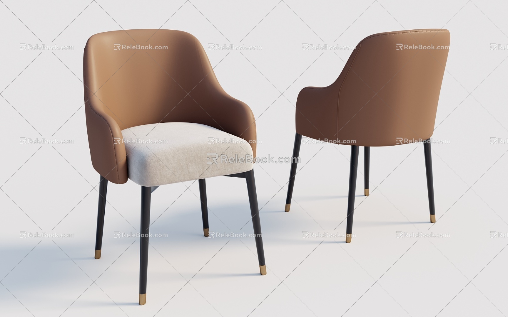 Chair Single Chair Dining Chair Leisure Chair 3d model