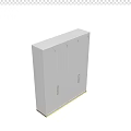 Modern White Wardrobe Design With Sleek Gold Handles And Clean Minimalist Lines