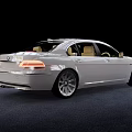 White Luxury Sedan With Beige Interior And Sleek Alloy Wheels Design