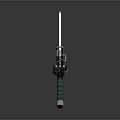 Modern Sword Engineering Sword Mechanical Sword Officer Sword 3d model