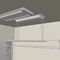 Modern Drying Rack Lifting Drying Rack Remote Control Drying Clothes Electric Drying Rack Invisible Drying Rack Drying Rack 3d model