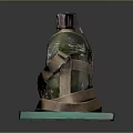 Kettle Military Kettle Bucket Pot Container Realistic 3d model