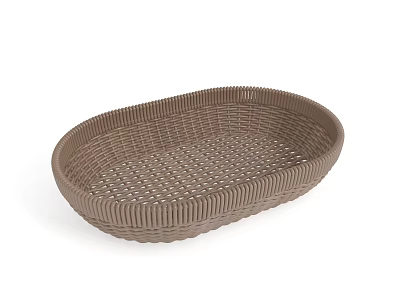 Brown Woven Leisure Chair With Oval Design And Comfortable Texture For Indoor Outdoor Use 3d model
