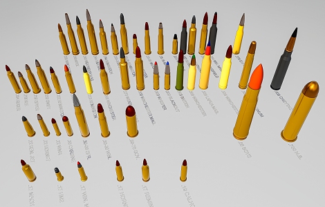 Modern Military Equipment Bullets Ammunition Equipment Weapons Equipment Industrial Equipment 3d model