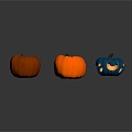 Modern Pumpkin Cartoon Pumpkin Anime Pumpkin 3d model