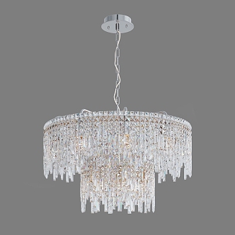 Simple Light Luxury Chandelier 3d model