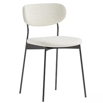 Modern Dining Chair Single Chair 3d model