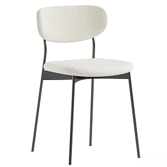 Modern Dining Chair Single Chair 3d model