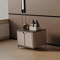 Modern bedside table 3d model