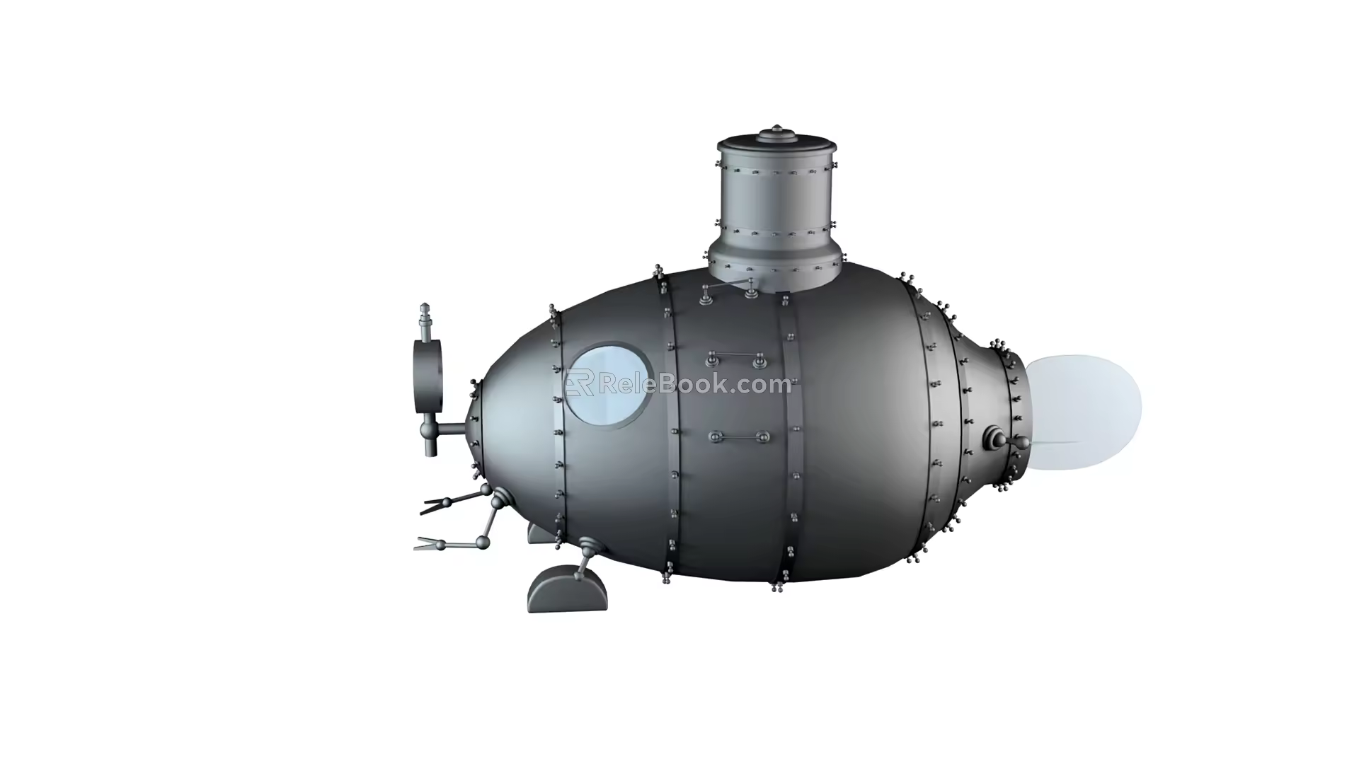 Modern Submarine 3d model