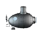 Modern Submarine 3d model