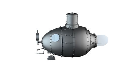 Modern Submarine 3d model