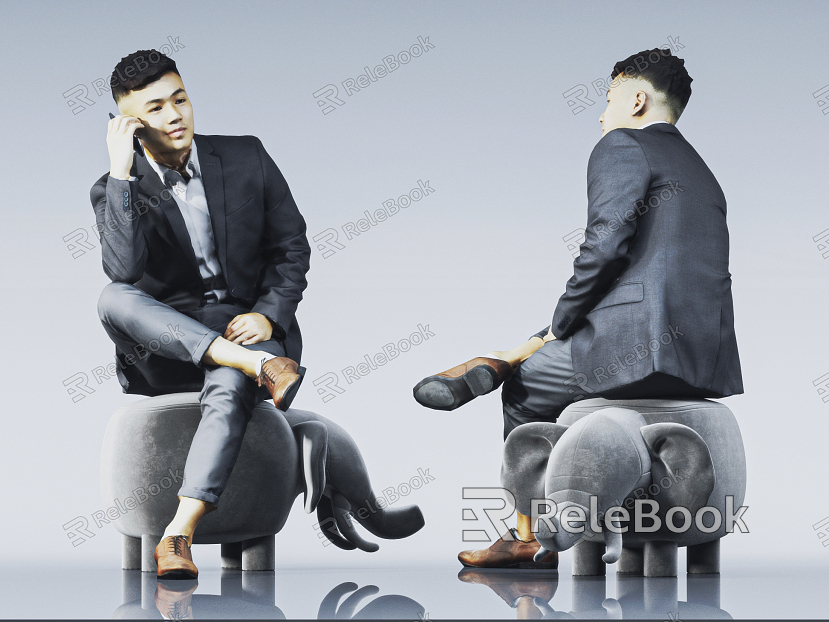 The Modern Man Sitting model