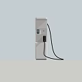 Electric Vehicle Charging Station With Digital Display And Charging Cable