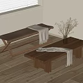 Silly stool sofa stool 3d model