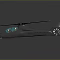 Modern Gray Helicopter Featuring Streamlined Fuselage Transparent Cockpit And Advanced Rotor Blades