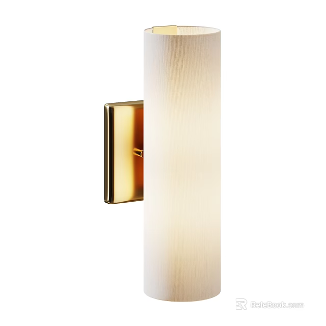 Modern Gold Wall Light With Sleek Design And Warm Glow For Contemporary Interior Decoration 3d model 