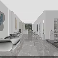 Modern Minimalist Beauty Hair Salon Storefront Design With Soft Ambient Lighting And Glass Entrance