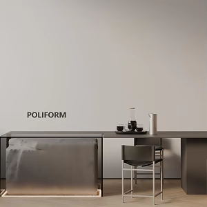 Modern table combination 3d model