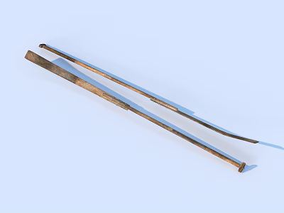 Durable Brass Kitchen Tongs For Everyday Cooking And Food Handling Needs 3d model