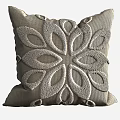 Decorative Throw Pillows Featuring Diverse Patterns And Textures 3d model