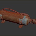 Pressure Tank Science Fiction Tank Gas Tank Gas Tank Hydrogen Cylinder Helium Cylinder Small Bottle Lifestyle Supplies 3d model