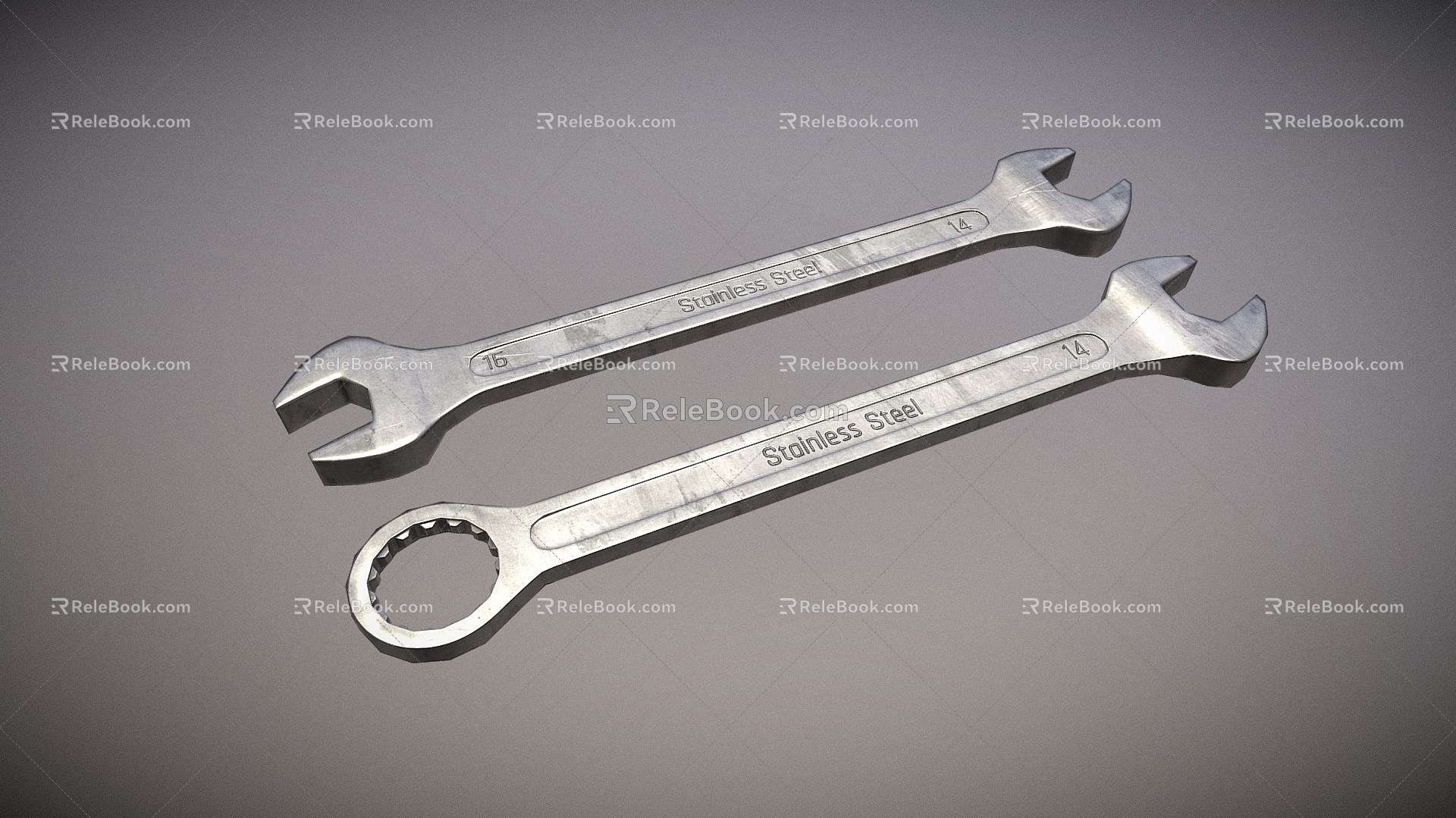 Modern pliers wrench 3d model