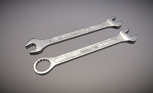 Modern pliers wrench 3d model