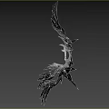 Weapon Bow Arrow Bow Weapon Game Equipment Cartoon Bow Arrow Bow Crossbow 3d model