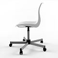 Modern Ergonomic Office Chair With Mesh Backrest And Five Star Base 3d model