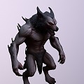 Game werewolf monster doghead orc bpr process below 5000 3d model