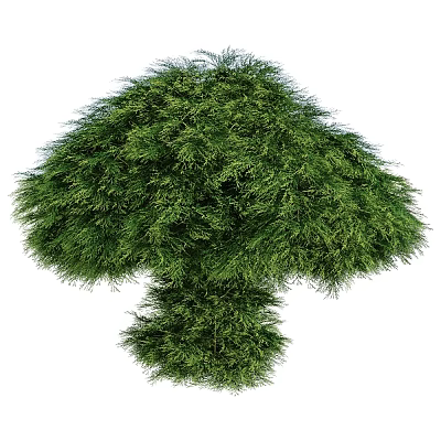 Charming Tree House Built In Lush Green Tree With Wooden Structure And Small Window 3d model