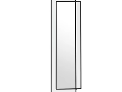Slim Frame Full Length Mirror with Modern Minimalist Design for Home Decor 3d model