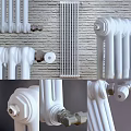 Modern White Metal Radiator Design For Home Interior Heating Systems With Classic Style