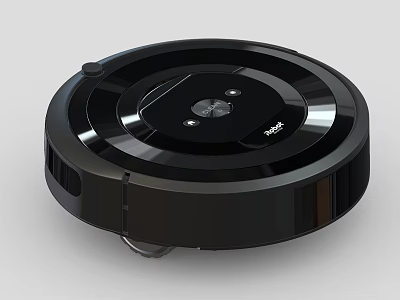 iRobot Roomba Black Round Design Smart Vacuum Cleaner For Daily Home Cleaning Use 3d model