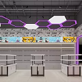 Modern wind store 3d model