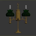 Table Lamp Industrial Table Lamp Homemade Table Lamp Industrial Wind Folding Table Lamp Lighting Lamps Lighting Fixtures 3d model