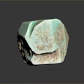 Wooden Stone Material Featuring Green And Beige Natural Texture Reflective Surface On Black Background