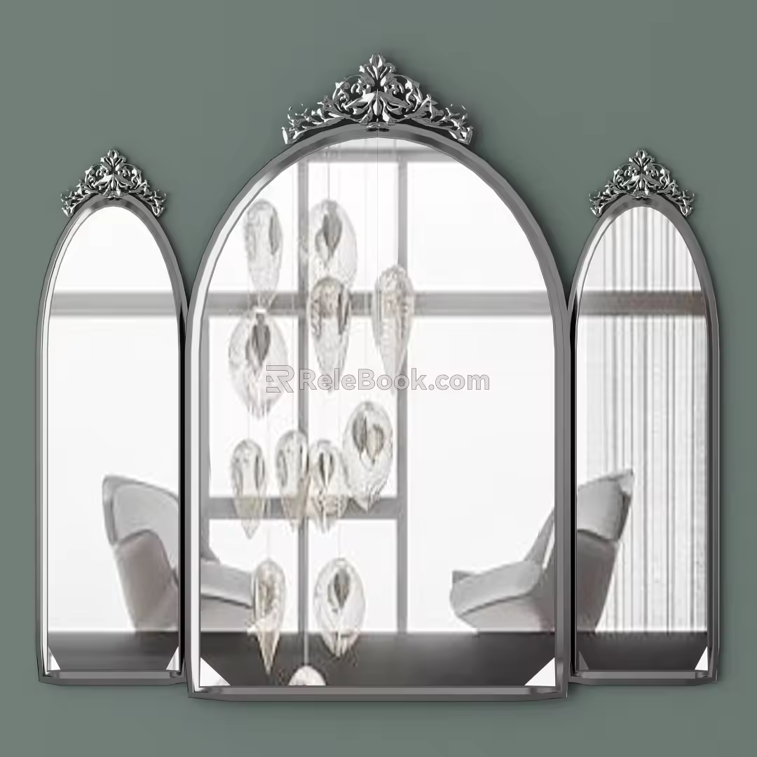 vanity mirror 3d model