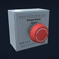PBR Next Generation Emergency Stop Button 3d model