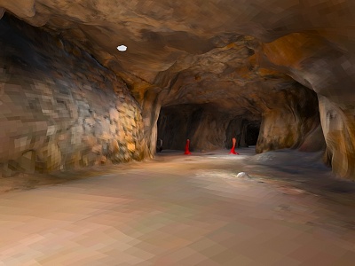 Cave Mountain Cave Realistic 3d model