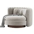 modern single sofa sofa leisure sofa 3d model