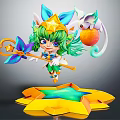 Modern Game Character Elf Girl Elf 3d model