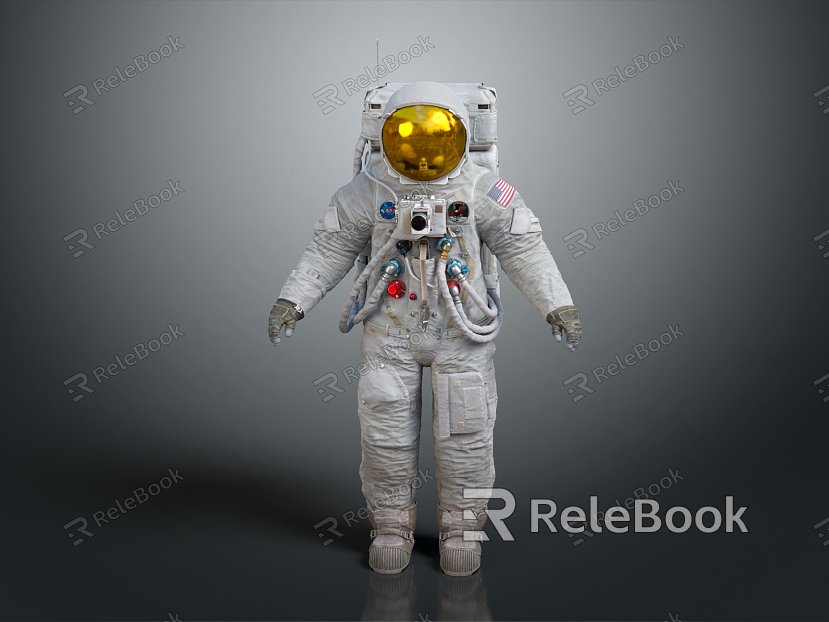 Modern Astronaut Spaceman Space Suit Space Suit model