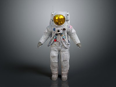 Modern Astronaut Spaceman Space Suit Space Suit 3d model