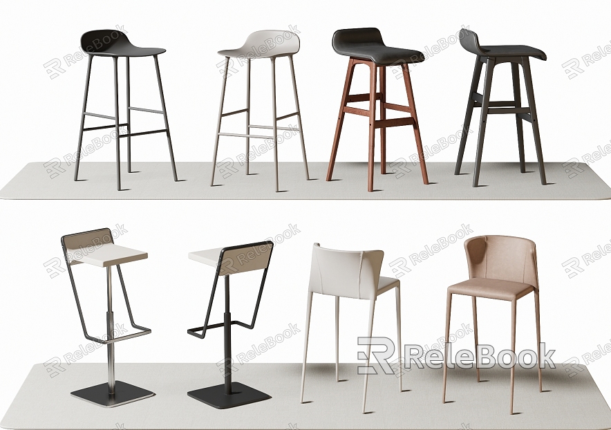 Modern Bar Chair Bar Stool High Stool model